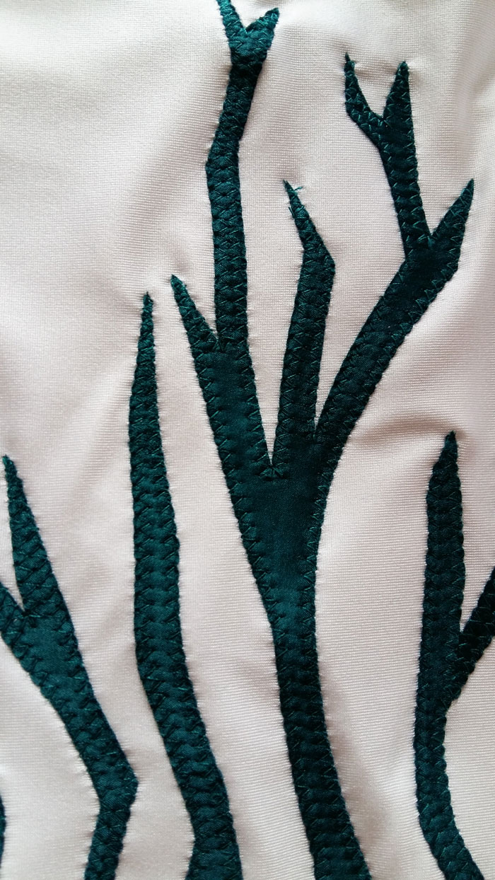 Kürkleid applizieren