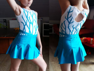 So näht man ein Kürkleid aus Lycra Stoff