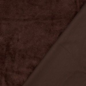 Alpenfleece Stoff in braun (col. 5007)