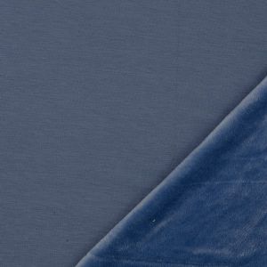 Alpenfleece Stoff in jeansblau (col. 5028)