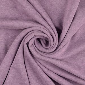 Alpenfleece Stoff in pudeviolett melange (col. 5023)