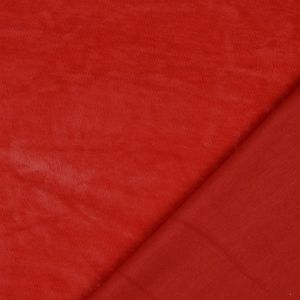 Alpenfleece Stoff in rot (col. 5019)