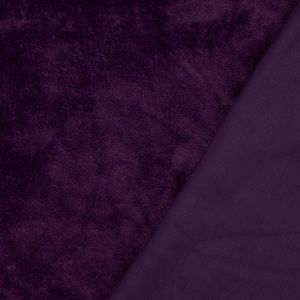Alpenfleece Stoff in violett (col. 7022)