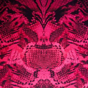 Badelycra - Lycra Stoff in fuchsia-schwarz