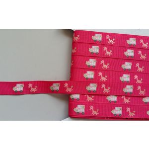 Ripsband mit Safarimotiv, 1 m