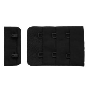BH-Verschluss in schwarz, 3cm breit