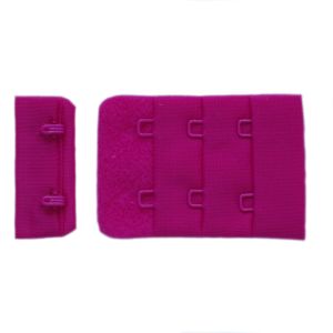 BH-Verschluss in fuchsia fürs BH-Nähen. Der Verschluss ist 3.8cm breit und 5.5cm lang - für mittelgrosse BHs geeignet.