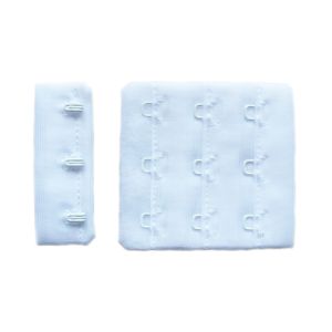Breiter BH-Verschluss in weiss - 5cm breit - fürs BH-Nähen