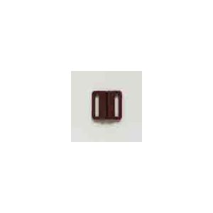 Bikiniverschluss, dunkelbraun; Durchlass: 19mm