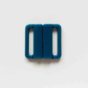 Bikiniverschluss, petrol; Durchlass: 19mm