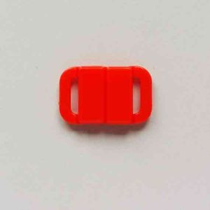 Bikiniverschluss, orange, Duchlass: 8mm