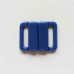 Bikiniverschluss, heidelbeerblau; Durchlass: 13mm