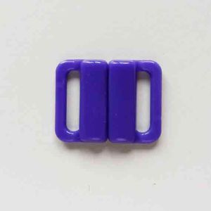 Bikiniverschluss, violett; Durchlass: 13mm