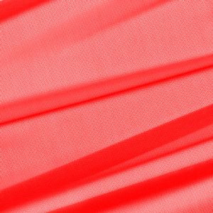 Bielastischer Mesh Stoff in rot (col. 251)
