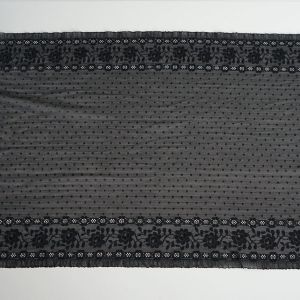 Bielastisches Lycraband in schwarz - 36cm breit