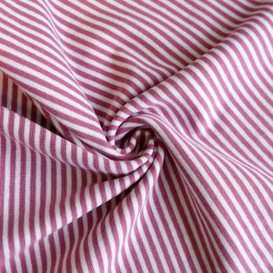 Bündchenstoff gestreift in rosa-weiss (col. 8024)
