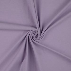 Bündchenstoff glatt in uni hellviolett (col. 5022)