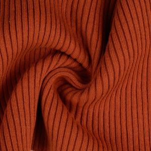 Bündchenstoff grob gerippt terracotta (col. 5009)