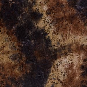 Burnout Tie&Dye Jacquard Jersey Stoff in braun-schwarz