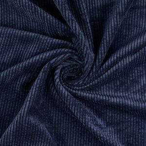 Cord - Manchester Stoff in dunkelblau (col. 5026)
