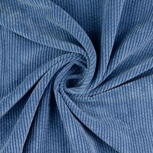 Cord - Manchester Stoff in jeansblau (col. 6028)