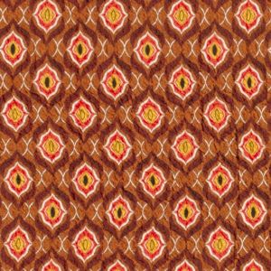 Retro Crinkle Viskose - Modal Jersey Stoff in terra-orange