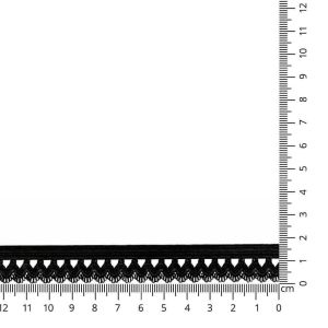 Spitzengummi (weich, elastisch) in schwarz (col. 000)