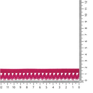 Spitzengummi (weich, elastisch) in pink (col. 786)