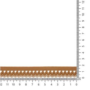 Spitzengummi (weich, elastisch) in rehbraun (col. 884)