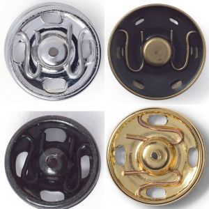 Aufnähbare Druckknöpfe von Prym aus metall in diversen Farben und Grössen - für Bekleidung und Deko.