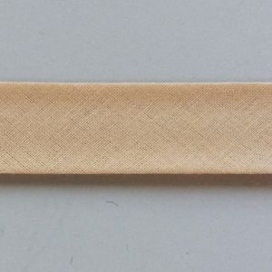 Schrägband, Einfassband, 20mm breit, beige (col. 1007)