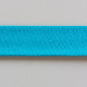 Schrägband, Einfassband, 20mm breit in türkis (col. 1139)