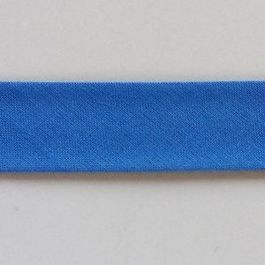 Schrägband - Einfassband, 20mm breit in blau (col. 1158)