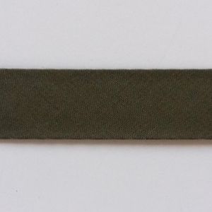 Schrägband, Einfassband, 20mm breit in oliv (col. 1236)