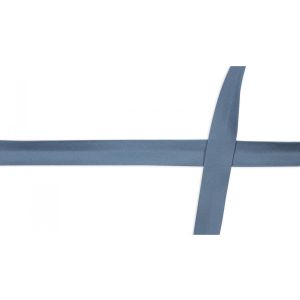 Uni Schrägband - Einfassband - 20mm breit in jeansblau (col. 203)