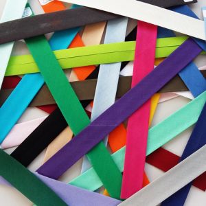 Uni Schrägband - Einfassband - 20mm breit in 30 Farben