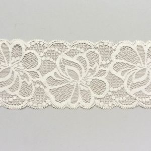 Elastische Spitze in ecru - 8.5cm breit