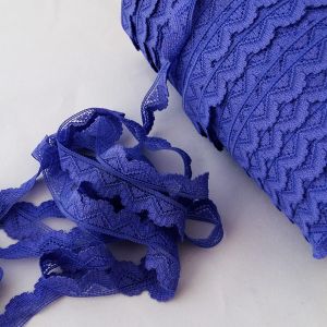 Elastische Spitze in violett - 15mm breit