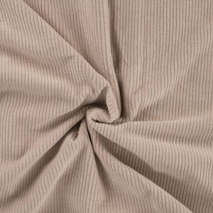 Elastischer uni Cord Manchester Stoff in sand (col. 520)