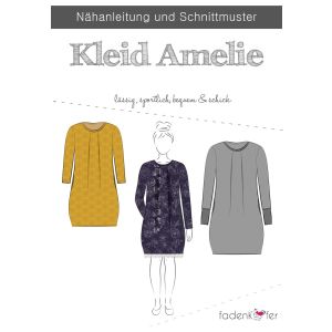 Schnittmuster für ein Kleid - Ballonkleid 'Amelie' von Fadenkäfer