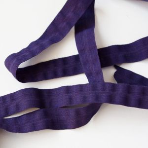 Falzgummi in der Farbe aubergine, 16mm breit zum Unterwäsche & Bekleidung nähen