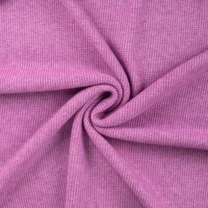 Feinstrick Stoff gerippt in der Farbe veilchen
