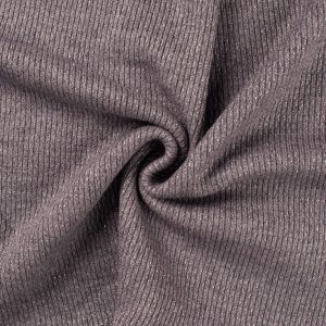Feinstrick Stoff mauve glitzernd