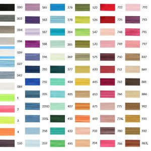 Elastisches uni Einfassband - Einfass-Elastik in 65 Farben: ideal um den Rand von Jersey-Stoffen einzufassen.