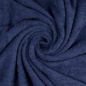 Frottee Stoff dunkelblau uni (col. 5026)