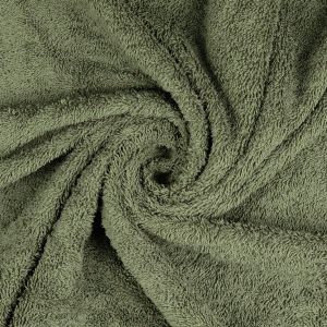 Frottee Stoff olivgrün uni (col. 5032)