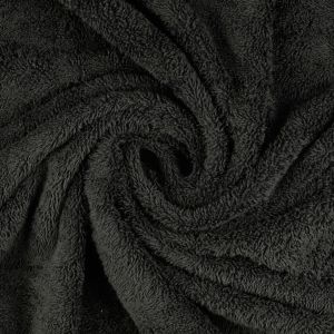 Uni Frottee Stoff - schwarz (col. 5001)