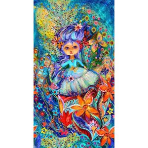 Garden Fairy Stoff Panel von Timeless Treasures