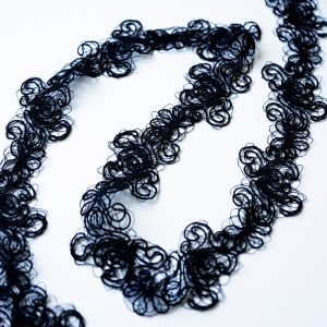 Guipure Spitze in schwarz - 4.5cm breit