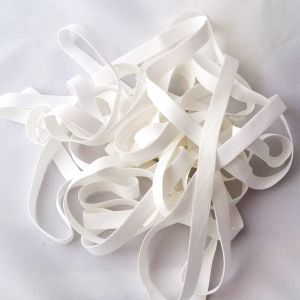 Gummiband in weiss 8mm breit in 10m-Packung - mittelstark für Unterwäsche & Bekleidung